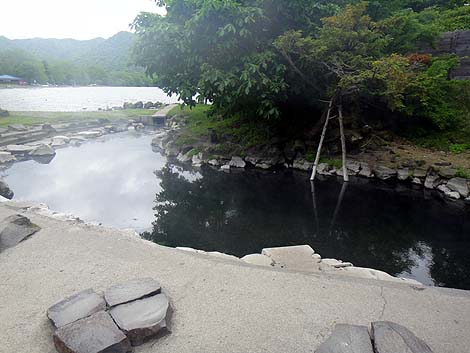 和琴温泉 露天風呂（北海道屈斜路湖）無料混浴風呂